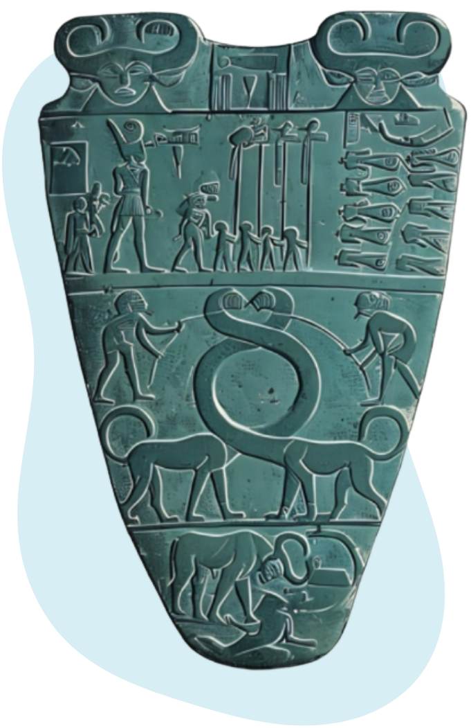 King Narmer unites Upper and Lower Egypt