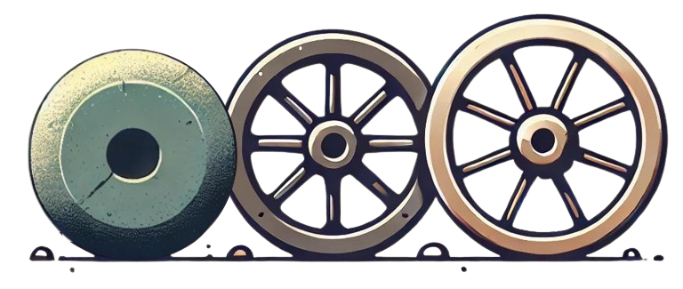 The invention of the wheel